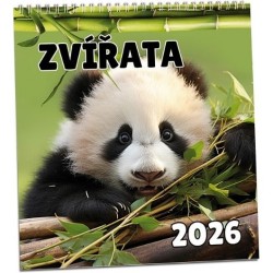 Zvířata 2026 - nástěnný kalendář