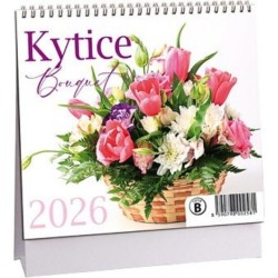 Květiny mini 2026 - stolní kalendář