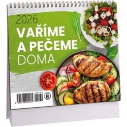 Vaříme a pečeme doma mini 2026 - stolní kalendář