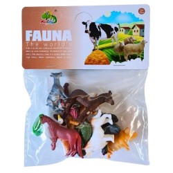 Zvířátka farma 3-5cm 12ks v sáčku
