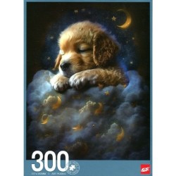 Puzzle 38x25 cm spící štěňátko