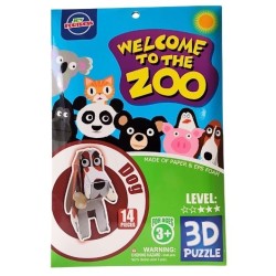 Puzzle 3D štěně   