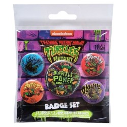 Set odznaků Ninja Želvy