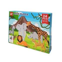 Puzzle 24D zvířata