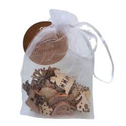 Sáček organza s 24 ozdobami