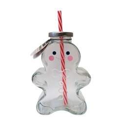 Lahev s brčkem perníček 440ml