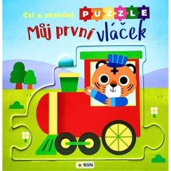 Čti a Skládej Puzzle - Můj první vláček