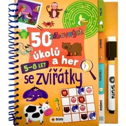 50 zábavných úkolů a her se zvířátky 5-8 let