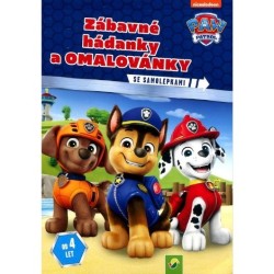 Paw Patrol Zábavné hádanky a omalovánky
