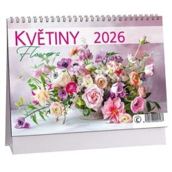 Květiny 2026 - stolní kalendář