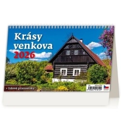 Krásy venkova 2026 - stolní kalendář