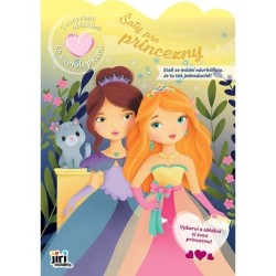 Tvarované oblékání se samolepkami - Šaty pro princezny