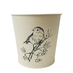 Obal kov ptáček krémový 16x16x15 cm