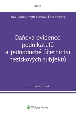 Daňová evidence podnikatelů a jednoduché účetnictví neziskových subjektů, 3. rozšířené vydání
