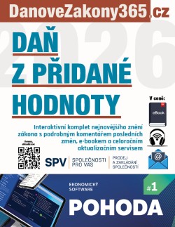 Zákon o dani z přidané hodnoty 2026 s komentářem změn