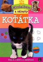 Minialbum a nálepky koťátka