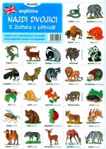 Pexeso angličtina - Zvířata v přírodě
