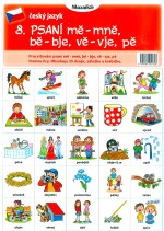 Pexeso čeština - Psaní mě - mně, bě - bje, vě - vje, pě