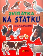 Zvířátka na statku - Kniha plná samolepek