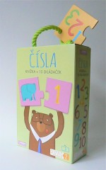 Čísla - knížka + 10 skládaček puzzle