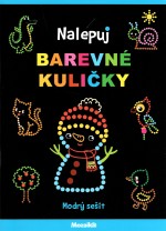 Nalepuj barevné kuličky - modrý sešit