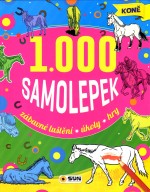 Zábavné úkoly a luštění - Koně, 1000 samolepek