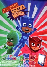 Blok s pastelkami PJ Mask
