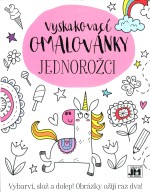 Vyskakovací omalovánky jednorožci