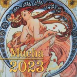 Mucha 2023 - nástěnný kalendář