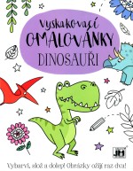 Vyskakovací omalovánky Dinosauři