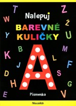 Nalepuj barevné kuličky - Písmenka