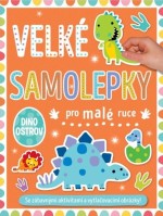 Velké samolepky pro malé ruce - Dino ostrov