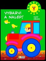 Vybarvi a nalep - Traktor