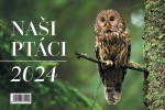 Naši ptáci 2024 - stolní kalendář