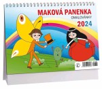 Maková panenka 2024 - stolní kalendář