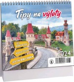 Tipy na výlety 2024 - stolní mini kalendář