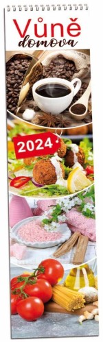 Vůně domova 2024 - nástěnný kalendář, úzký