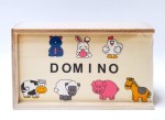 Dřevěné domino zvířátka
