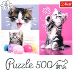 Puzzle 500D Koťata