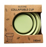Skládací silikonový pohár 180 ml