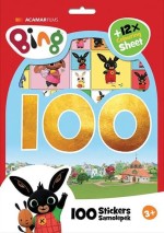 100 samolepek Bing