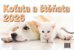Koťata a štěňata 2026 stolní