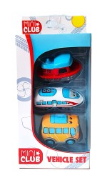 Mini Club vozidlo 3ks 7cm
