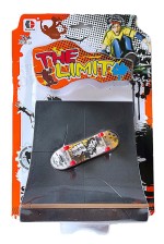 Skateboard 9,5cm kov s rampou