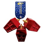Ozdoba 3 ks 6 cm