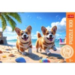Puzzle 100D Corgi