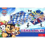 Hra Dáma a mlýn Paw Patrol