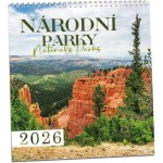 Národní parky 2026 - nástěnný kalendář