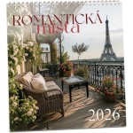 Romantická místa 2026 - nástěnný kalendář