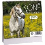 Koně mini 2026 - stolní kalendář
